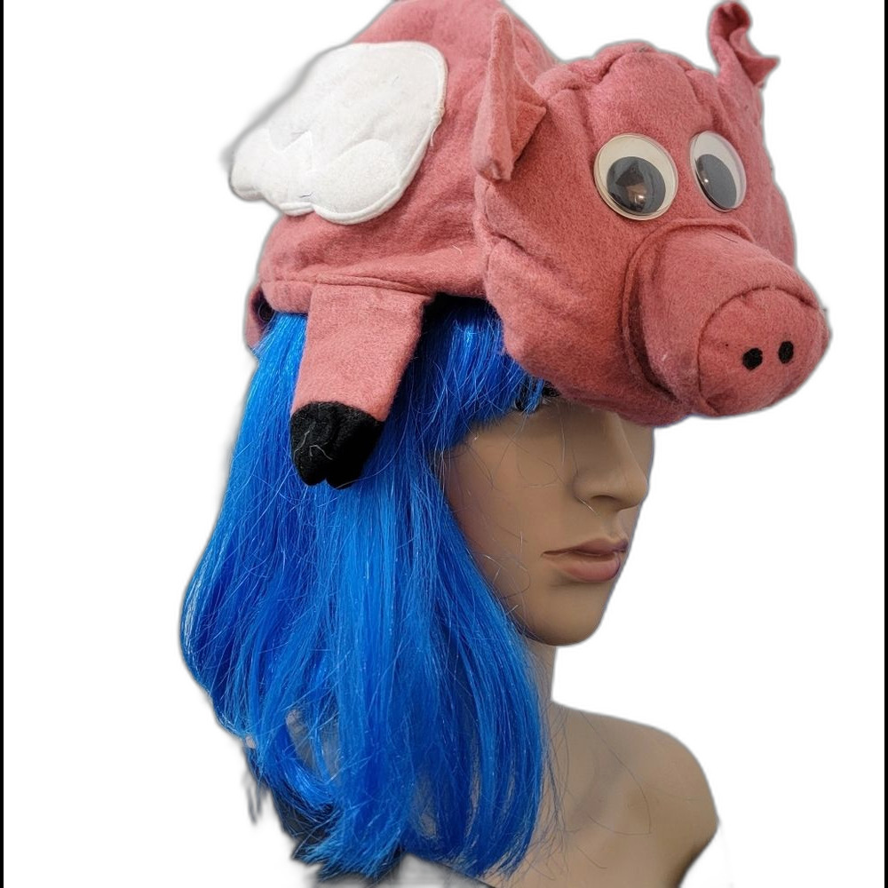 New with tags Pink Flying Pig Hat